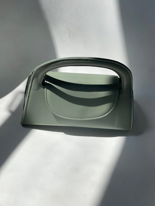 Denise Handle Crossbody Bag In Dust Sage
