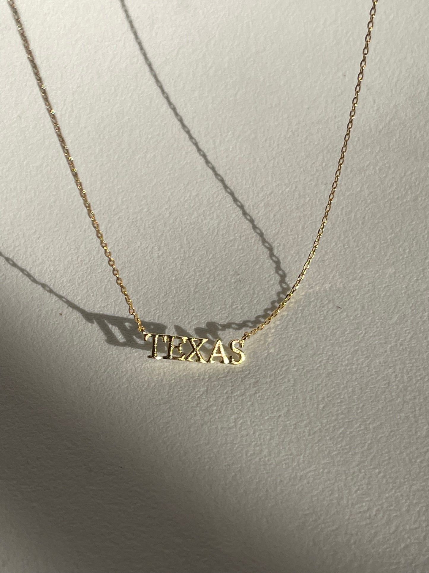 K.A. Texas 18k Gold Dipped Necklace