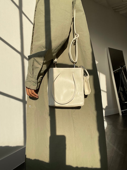 Milazzo Mini Tote Bag In Cream