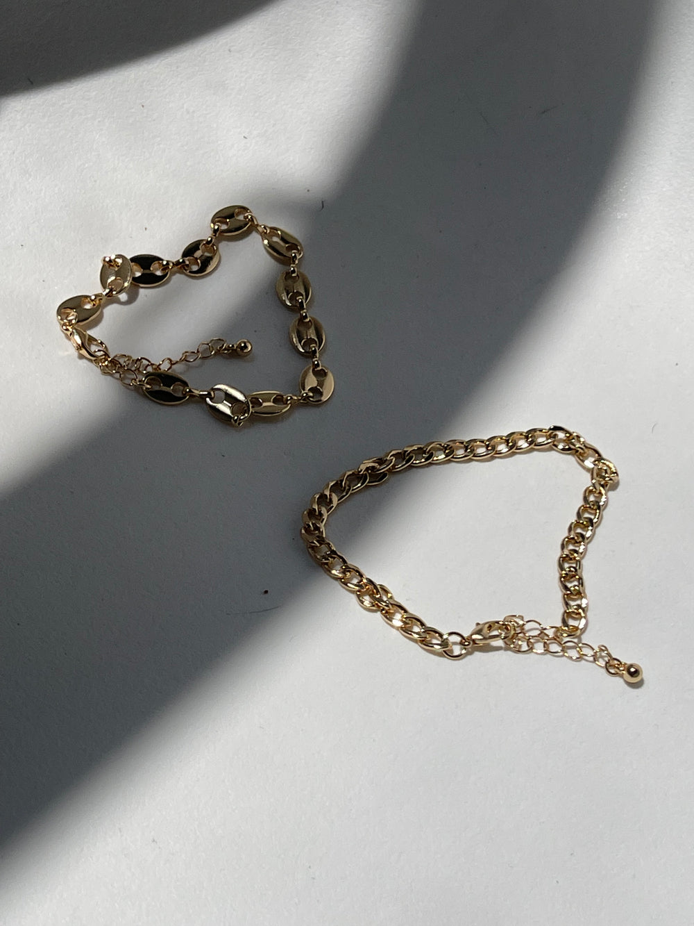 Marina Double Classic Link Bracelet In Gold