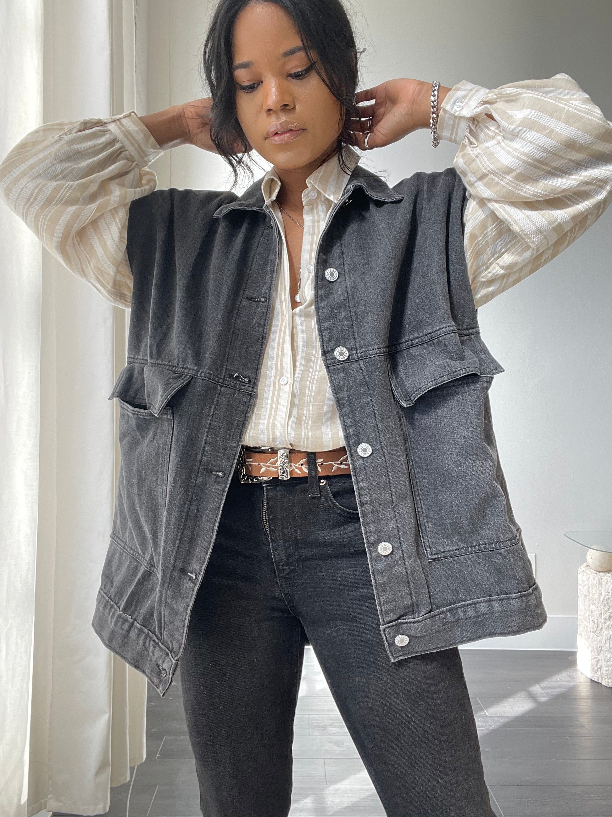 80s jean vest clearance