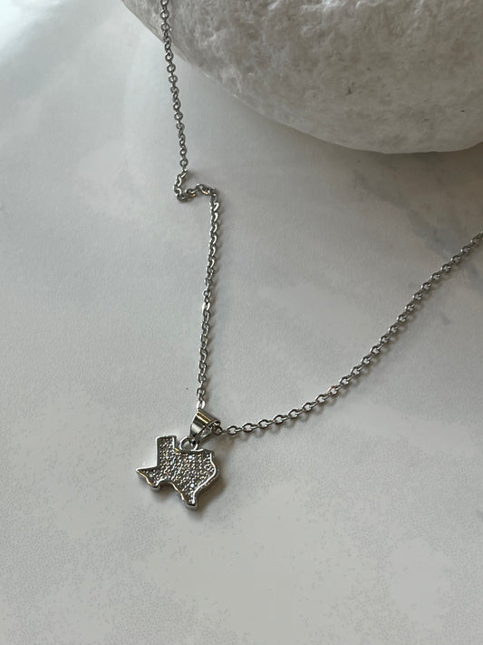 Texas Charm Necklace In Silver