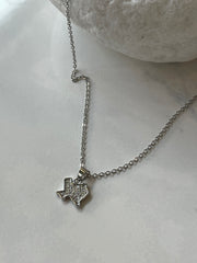 Texas Charm Necklace In Silver