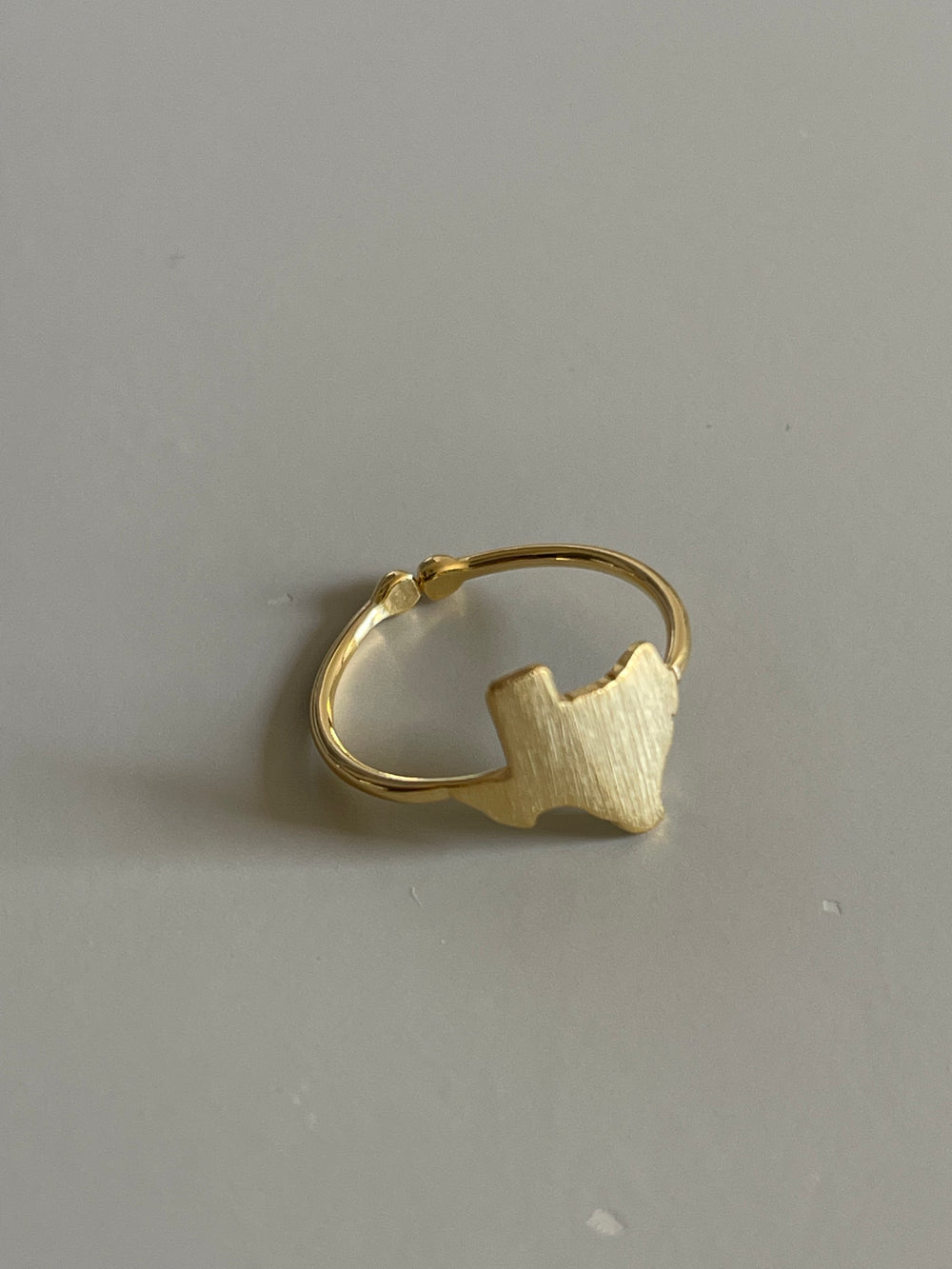 Texas State Ring In Gold