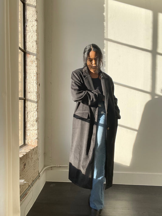 Emelyn Overcoat In Black
