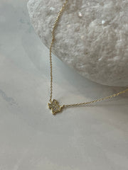 Mini Texas Charm Necklace In Gold