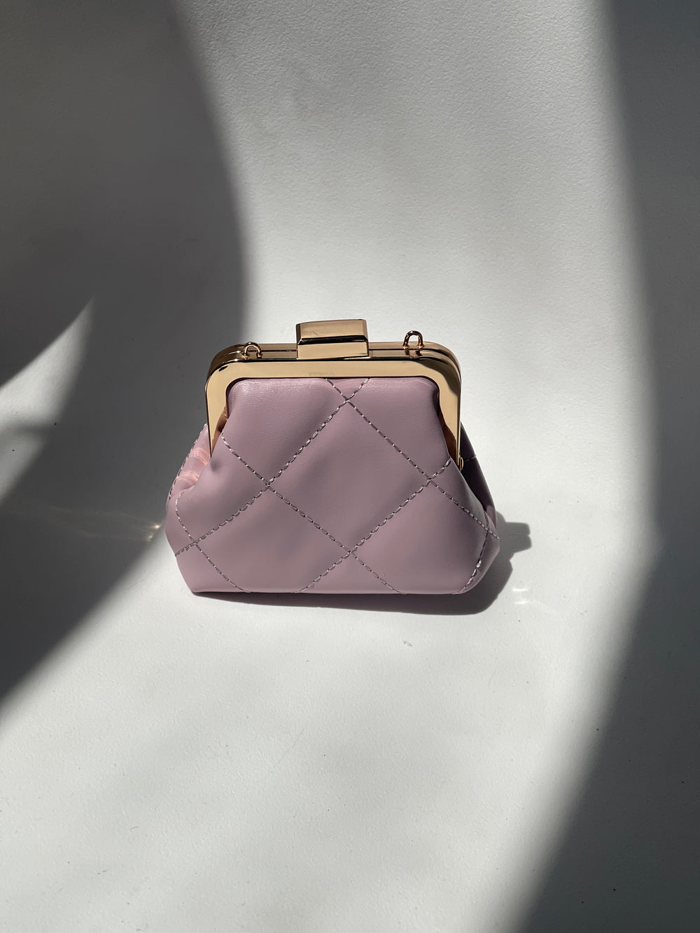 Polly Classic Pouch Mini Clutch Purse Bag In Blush