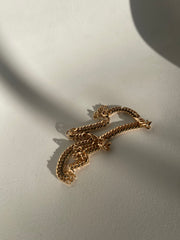 Angie Classic Chunky Link Chain Necklace In Gold
