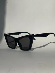 Muir Cat Eye Sunglasses In Jet Black
