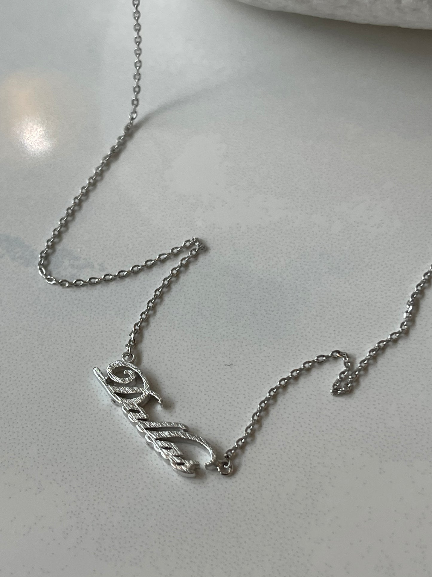 Classic Dallas Mini Necklace In Silver
