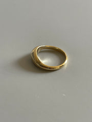 Mini Dome Peak Ring In Gold