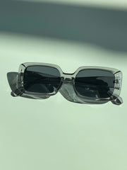 Eliza Round Square Sunglasses In Ice