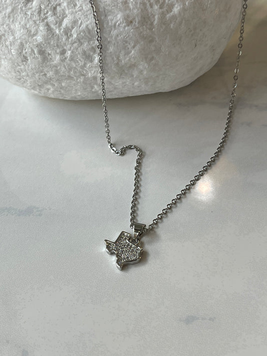 Texas Charm Necklace In Silver