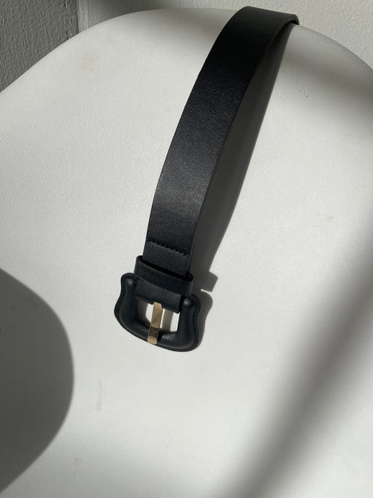 Morgan Modern Classics Belt In Matte Balck