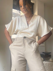 Kelly Kimono Top In Cream